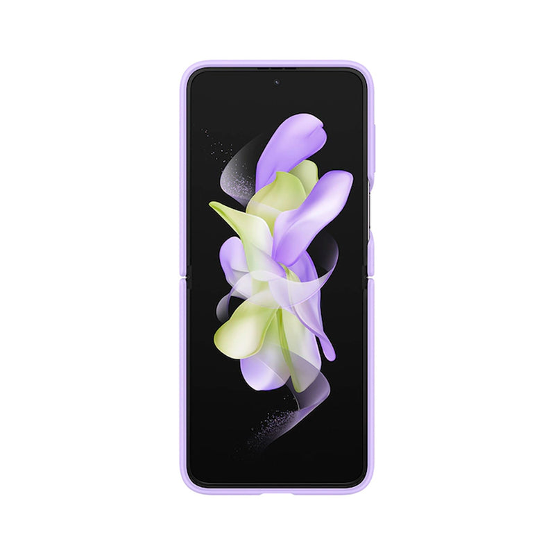 Samsung Silicon Cover with Ring for Galaxy Z Flip4 Bora Purple