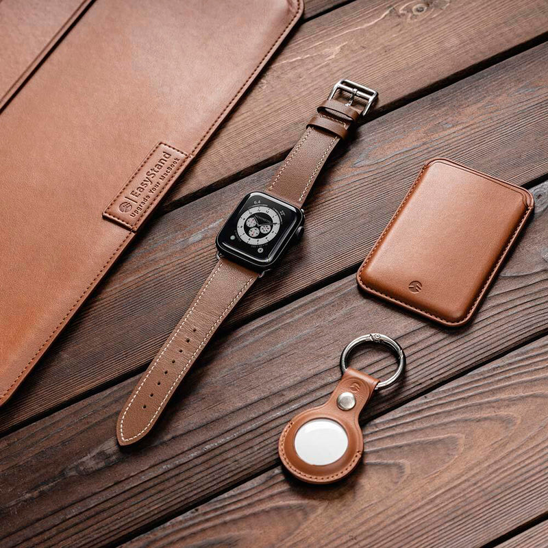 SwithEasy Classic Leather Band for Apple Watch 42/44/45mm - Brown