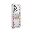 Popsockets PopCase Indie Stickers for iPhone 14 Pro Pink