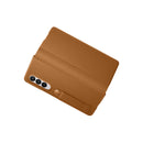 Samsung Galaxy Z Fold3 5G Leather Flip Cover Camel