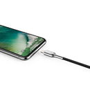Cygnett Armoured Lightning to USB-A Cable - Black 10cm