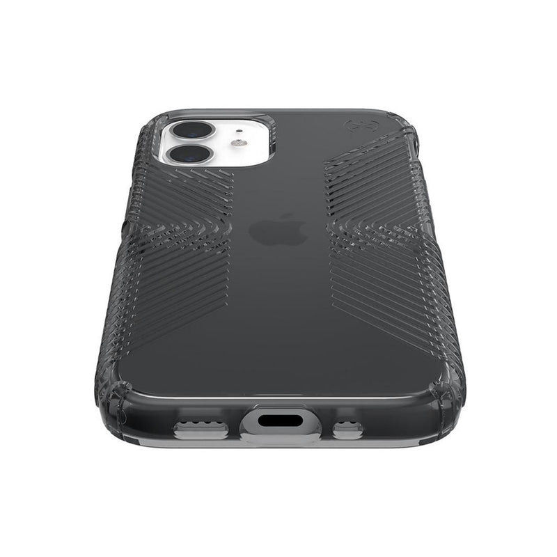 Speck Presidio Perfect-Clear with Grips Case for iPhone 12 mini (Black)