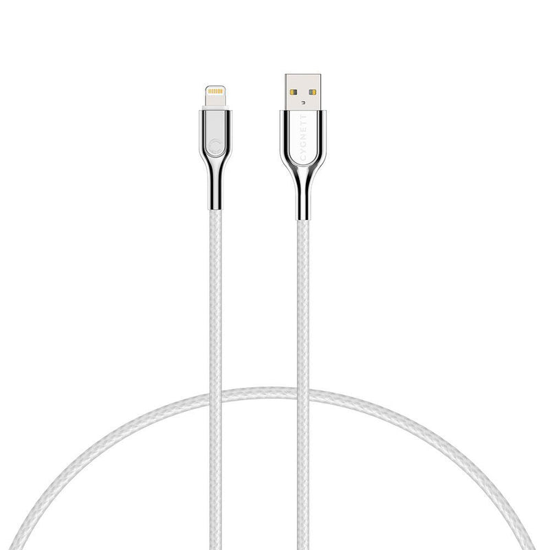 Cygnett Armoured Lightning to USB-A Cable 1M - White