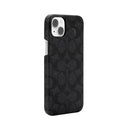 Coach Slim Wrap Case for iPhone 14 Plus Signature C Black