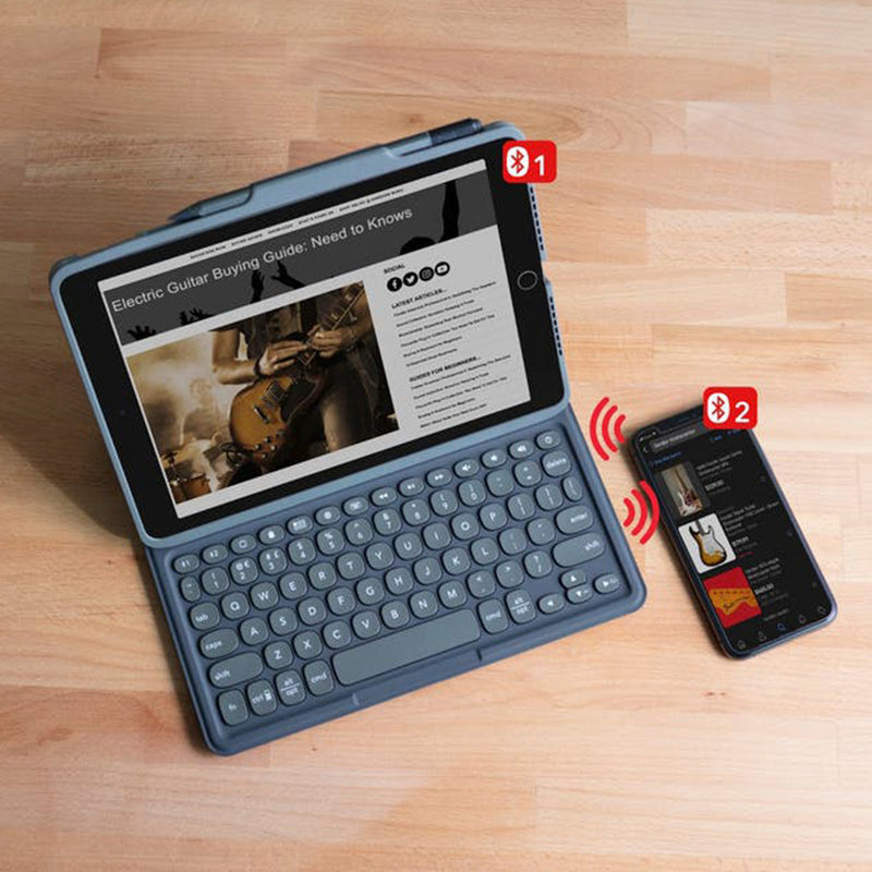 Zagg Pro Keys Wireless Keyboard and Detachable Case For iPad 10.2 Pro - Black/Grey