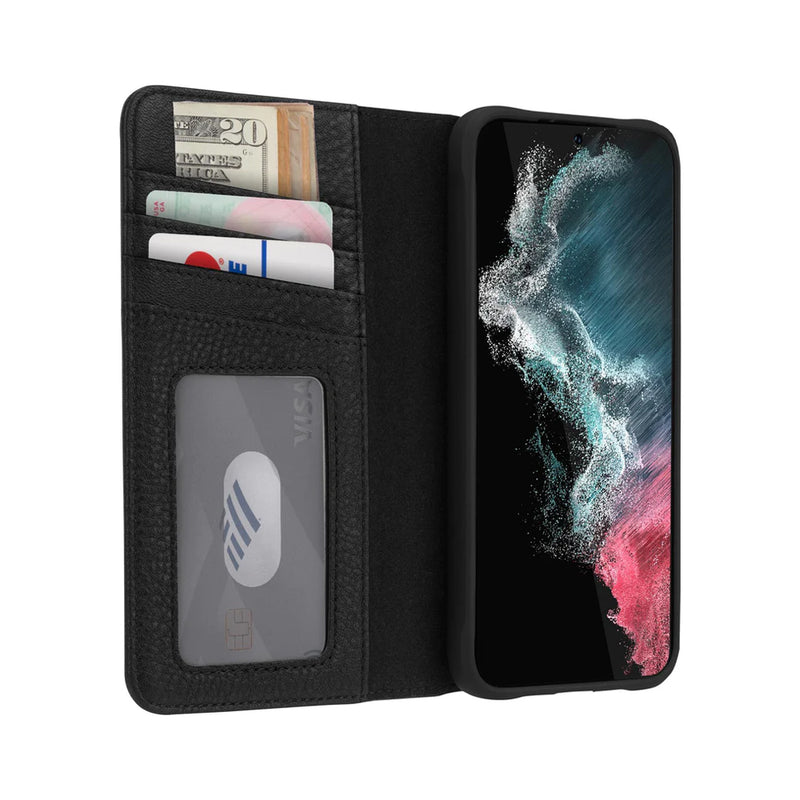 Case-Mate Wallet Folio Antimicrobial Case For S23 6.1 Black