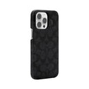 Coach Slim Wrap Case for iPhone 14 Pro Max Signature C Black