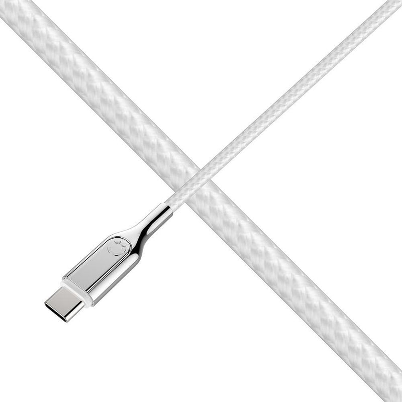 Cygnett Armoured USB-C to USB-A (USB 3.1) Cable - White 1m