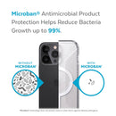 Speck Presidio Perfect-Clear with Grips Compatible with Magsafe for iPhone 13 Pro Clear