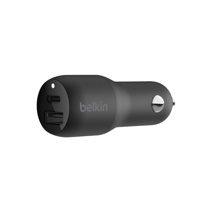 Belkin BoostUp 18W USB-C PD + 12W USB-A Dual Port Car Charger