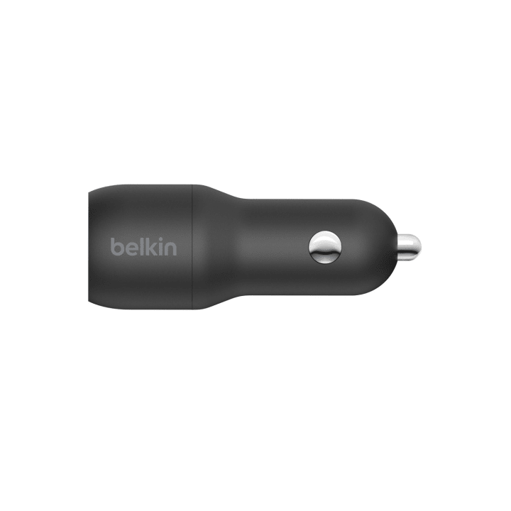 Belkin BoostCHARGER TM Dual USB-A Car Charger 24W + Lightning to USB-A Cable