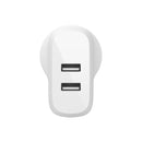 Belkin BoostcHARGE TM Dual USB-A Wall Charger 24W + Lightning to USB-A Cable