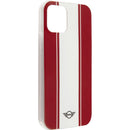 MINI HC PC/TPU Horiz Stripes Red iPhone 12/12 Pro