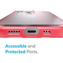 Speck Perfect Geo Red Case for iPhone 13 Pro 6.1 Clear/Unreal Red
