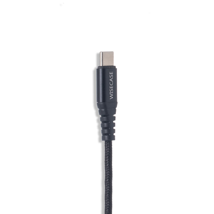 Wisecase TypeC Cable aluminum alloy shell, weaving data cable 1M