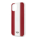 MINI HC PC/TPU Horiz Stripes Red iPhone 12/12 Pro
