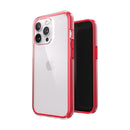 Speck Perfect Geo Red Case for iPhone 13 Pro 6.1 Clear/Unreal Red