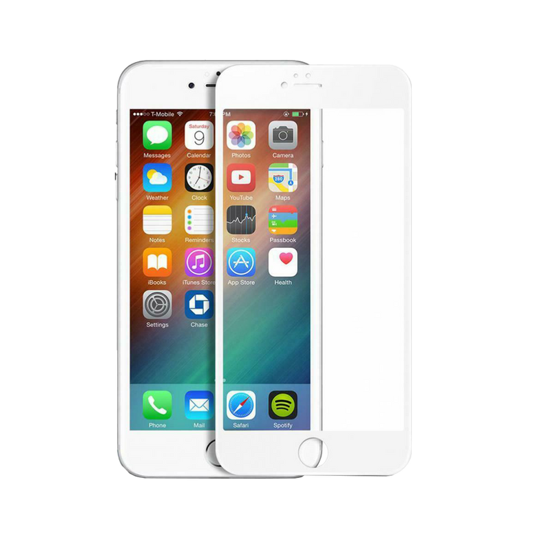 DOORMOON iPhone 7/8 Screen Protector Tempered Glass 5D Matt - White 1PCS