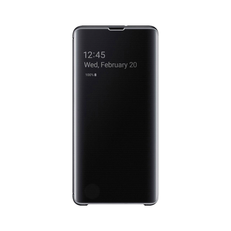 Samsung Clear View Cover suits Galaxy S10+ (6.4") - Black