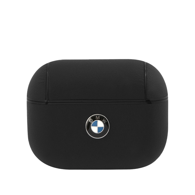 BMW Airpods Case Cover For Airpods Pro Real Leather Case Cover - Airpods Pro Black