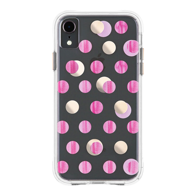 Case-Mate Wallpaper Street Case For iPhone XR (6.1) - Pink Dot