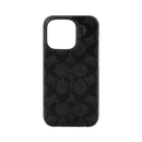 Coach Slim Wrap Case for iPhone 14 Pro Signature C Black