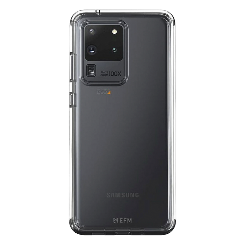 EFM Aspen D3O Case Armour suits Samsung Galaxy S20 Ultra (6.9) - Crystal Clear
