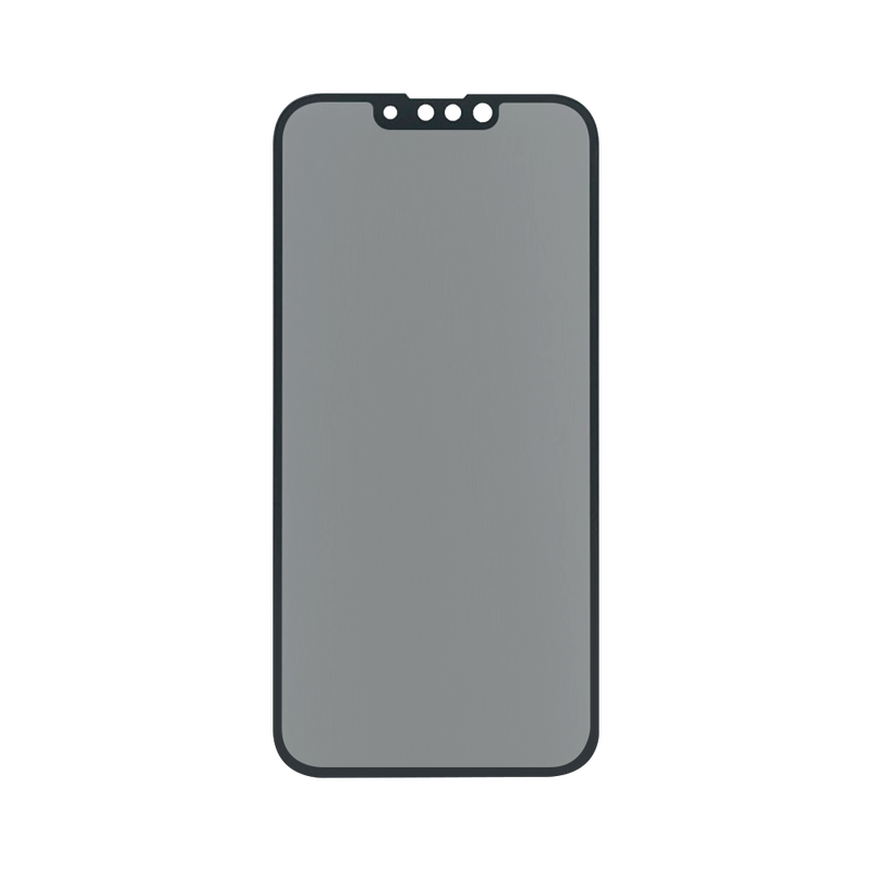 Doormoon iPhone 14/13/13Pro 5D Tempered Glass Privacy - Black