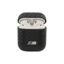 BMW M Airpods 1/2 Case Pu Carbon Metal Logo Black