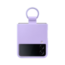 Samsung Silicon Cover with Ring for Galaxy Z Flip4 Bora Purple
