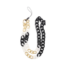 Doormoon Curb Phone Chain 87cm - Black/Gold