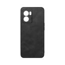 Wisecase OPPO A77 5G PU Protective Cover Black