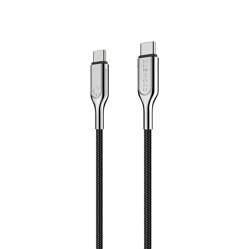 Cygnett Armoured USB-C to USB-C (USB 2.0) Cable - Black 10cm