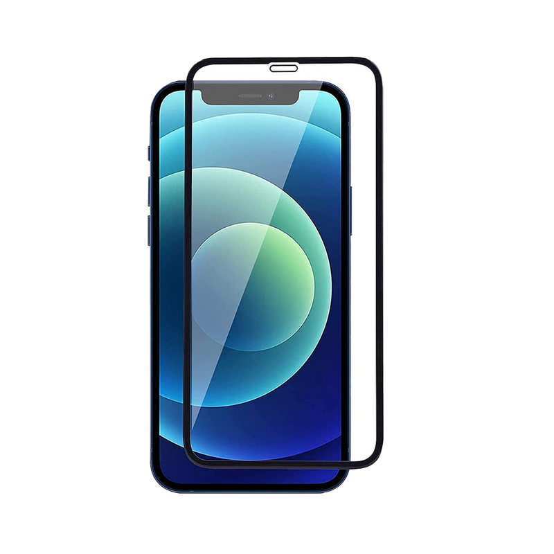 DOORMOON iPhone 12/12 Pro Screen Protector Tempered Glass 5D - Black 1PCS