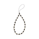 Doormoon Beads Phone Chain 30cm - Black/Grey