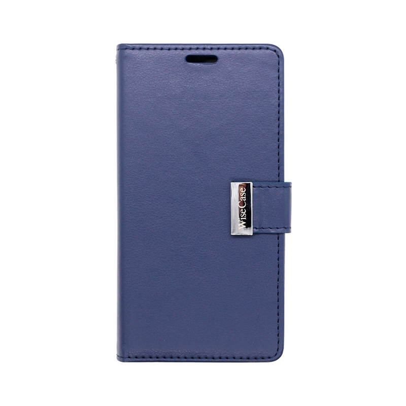 Wisecase iPhone 14 Pro Pocket Diary Wallet Dark Blue