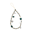 Doormoon Gemstone Phone Chain 41cm - Green