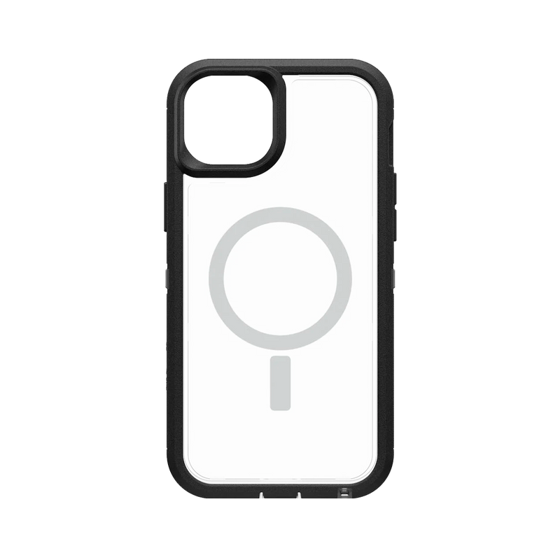 Otterbox Defender XT Clear MagSafe Case For iPhone 14 Plus 6.7 - Black Crystal