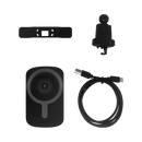 Doormoon Magnetic Wirelss Car Charger Twist-Lock Air Vent Mount Black