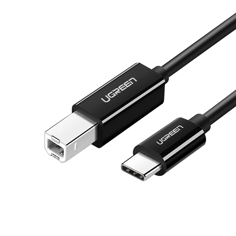 UGREEN USB C to Type B 2.0 Printer Cable - USB-C to Standard TypeB - 6ft Black