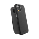 EFM Monaco Case Armour with ELeather and D3O 5G Signal Plus Technology For iPhone 14 Pro/13 Pro 6.1 Black/Space Grey