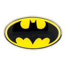 FAN EMBLEMS BATMAN 1989 LOGO DECAL (BLACK, YELLOW AND CHROME)