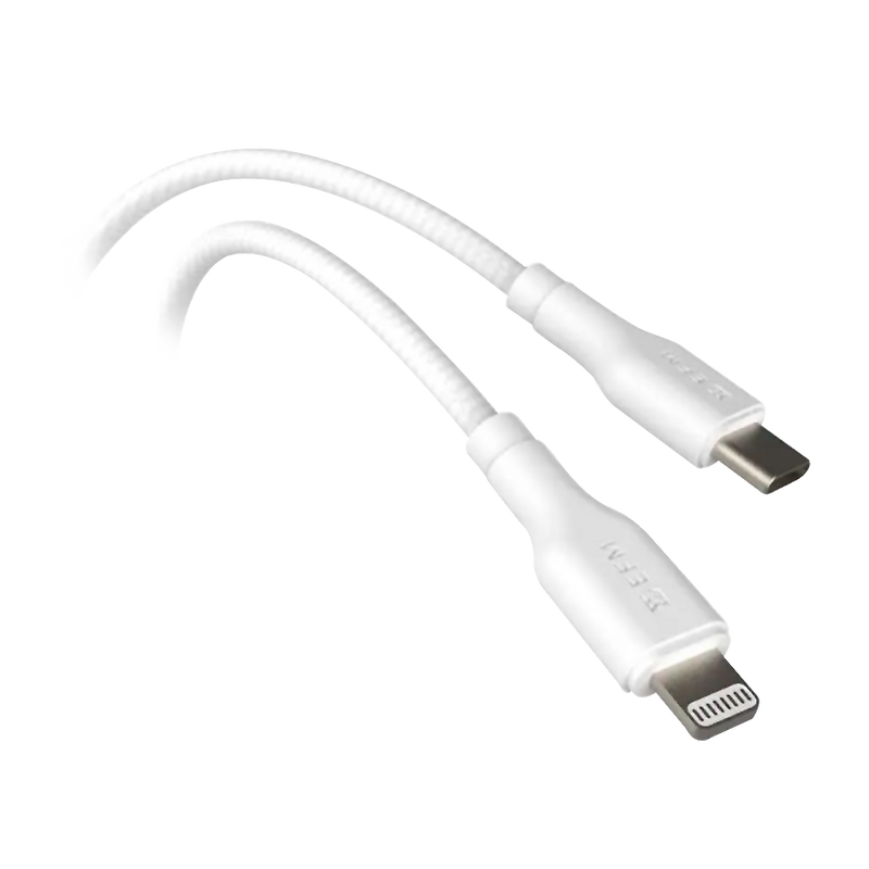 EFM Type-C to Lighting Cable For Apple Devices - 3M Length White
