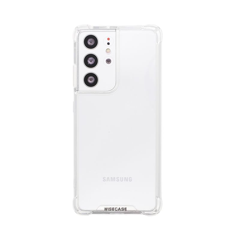 Wisecase Samsung Galaxy S21 Ultra Tough Gel Case - Clear