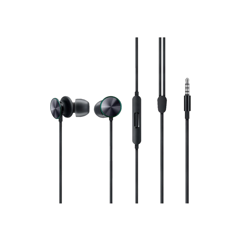 OPPO O-Fresh Stereo Earphones - Black (3.5mm)