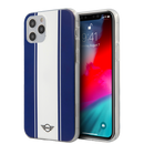 MINI HC PC/TPU Horiz Stripes Navy iPhone 12/12 Pro