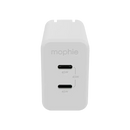 Mophie Speedport 45W Dual Port USB-C GaH Wall Charger White