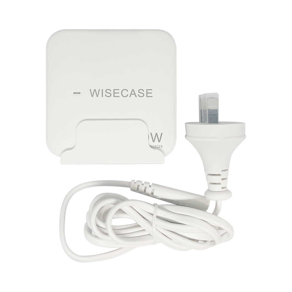 Wisecase Computer Wisecase 4-Port USB-C PD GaN Compact Charger 100W White