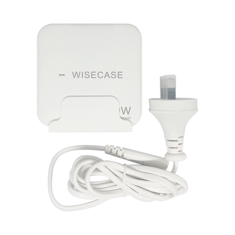 Wisecase 4-Port USB-C PD GaN Compact Charger 100W White