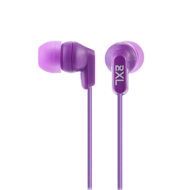 Skullcandy 2XL Whip Purple in-Ear Headphone with Ambient Chatter Reduction and Hands-Free Mic